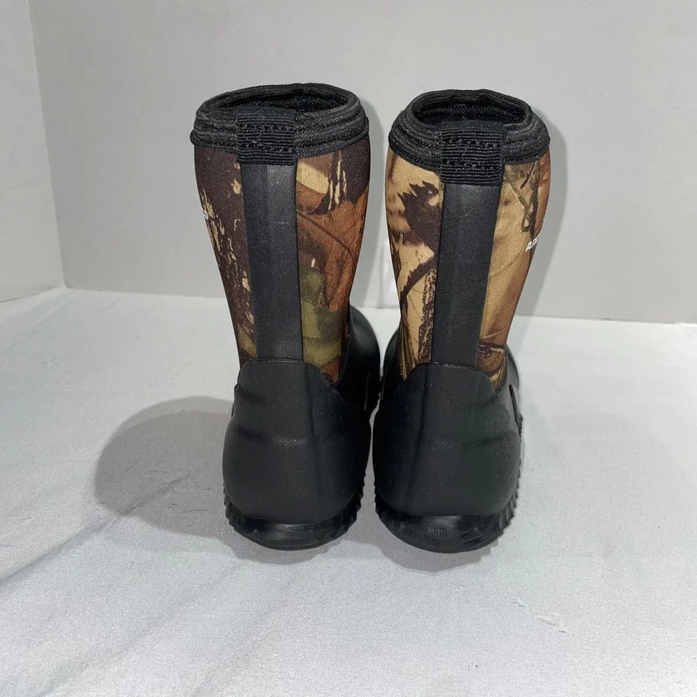 Arctic Shield Litter Kids Camo Neoprene Rubber Outdoor Boots Black‎ Size 13